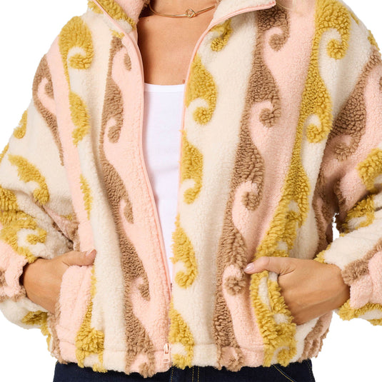 O'Neill Women's Cordin High-Pile Zip-Up Jacket