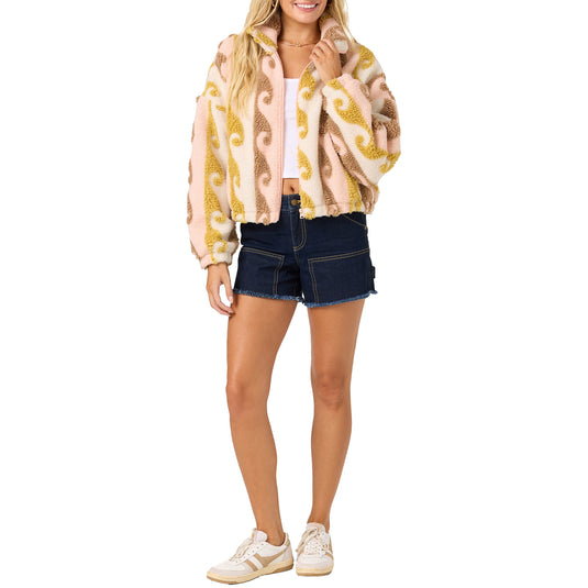 O'Neill Women's Cordin High-Pile Zip-Up Jacket