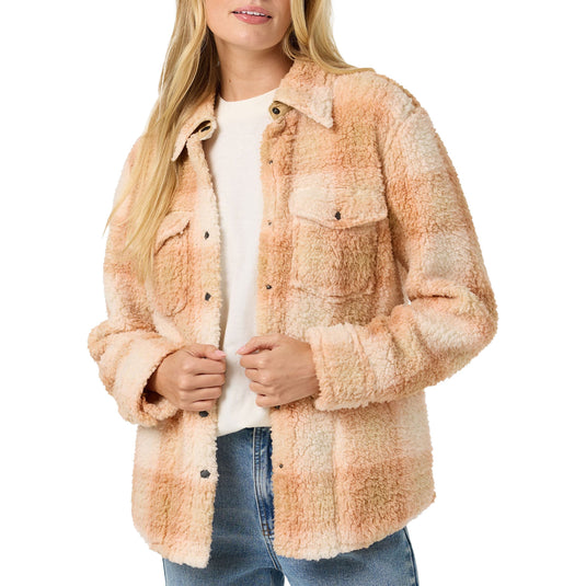 O'Neill Women's Zuma High Pile Snap-Button Jacket