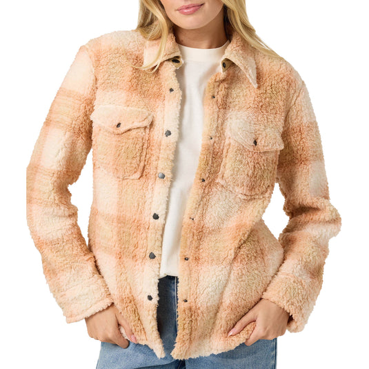 O'Neill Women's Zuma High Pile Snap-Button Jacket