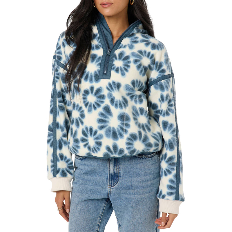 Load image into Gallery viewer, O'Neill Women's TRVLR Margot Superfleece Hooded Half-Zip Jacket

