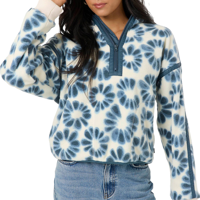 Load image into Gallery viewer, O'Neill Women's TRVLR Margot Superfleece Hooded Half-Zip Jacket
