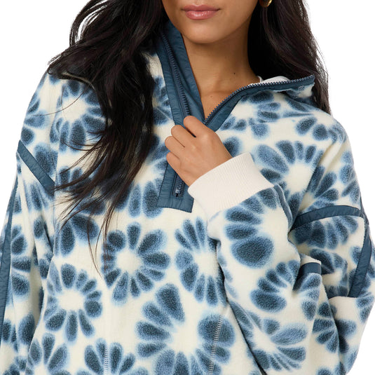 O'Neill Women's TRVLR Margot Superfleece Hooded Half-Zip Jacket