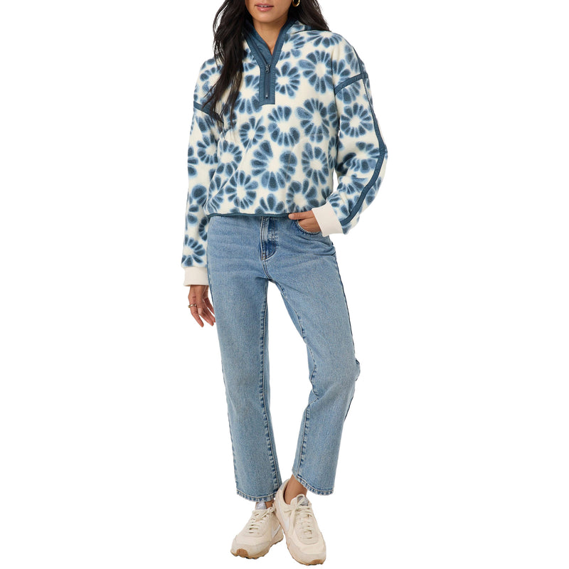 Load image into Gallery viewer, O'Neill Women's TRVLR Margot Superfleece Hooded Half-Zip Jacket
