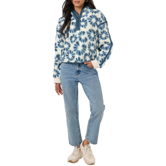 O'Neill Women's TRVLR Margot Superfleece Hooded Half-Zip Jacket