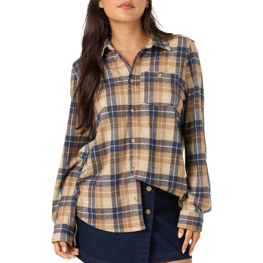 O'Neill Women's Jorgina Long Sleeve Button-Up Shirt