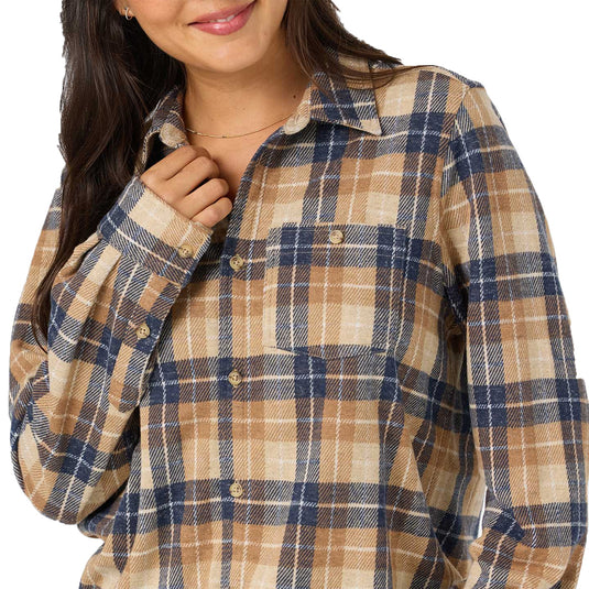 O'Neill Women's Jorgina Long Sleeve Button-Up Shirt