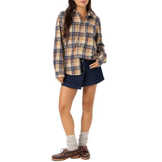 O'Neill Women's Jorgina Long Sleeve Button-Up Shirt