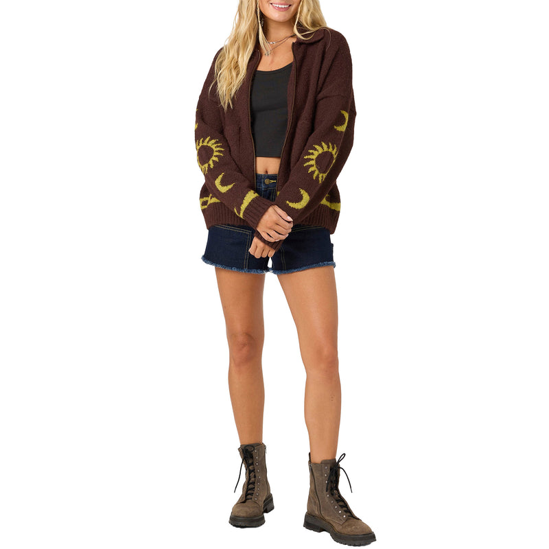 Load image into Gallery viewer, O'Neill Women's Corrine Long Sleeve Zip-Up Sweater

