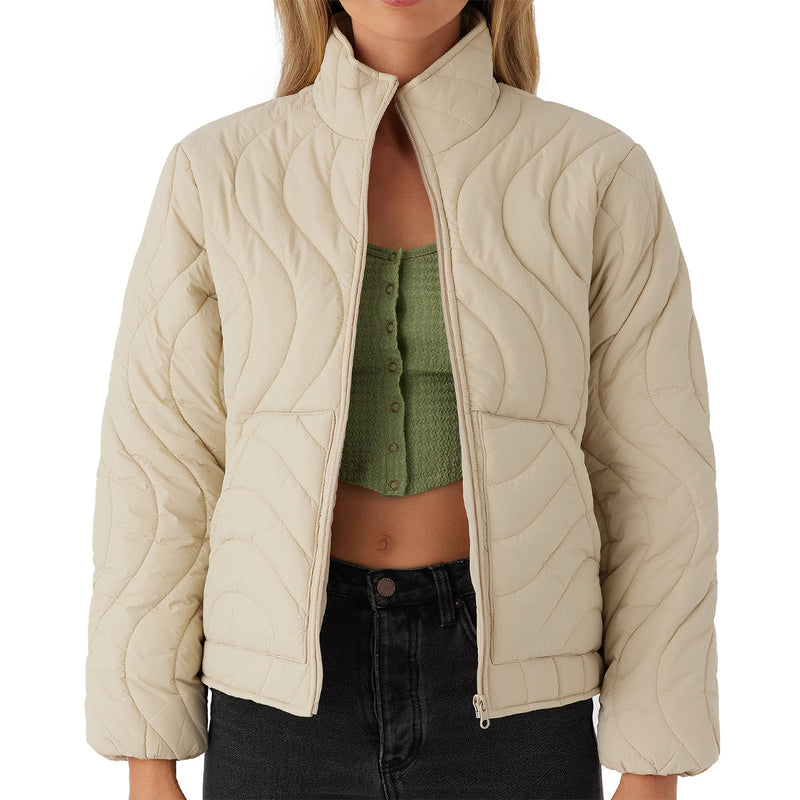 Load image into Gallery viewer, O'Neill Women's Eden Wave Quilted Zip-Up Jacket
