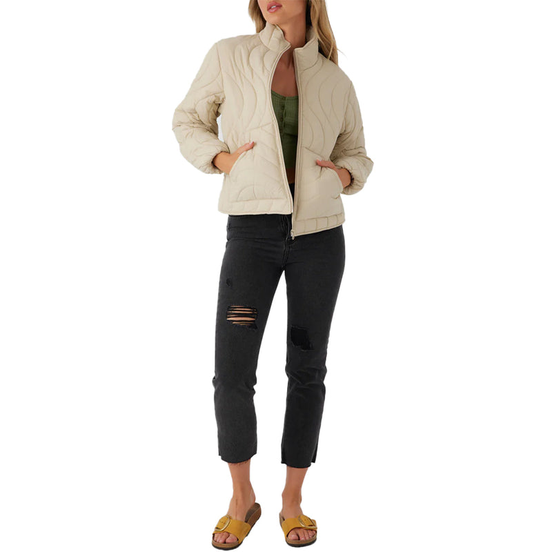 Load image into Gallery viewer, O'Neill Women's Eden Wave Quilted Zip-Up Jacket
