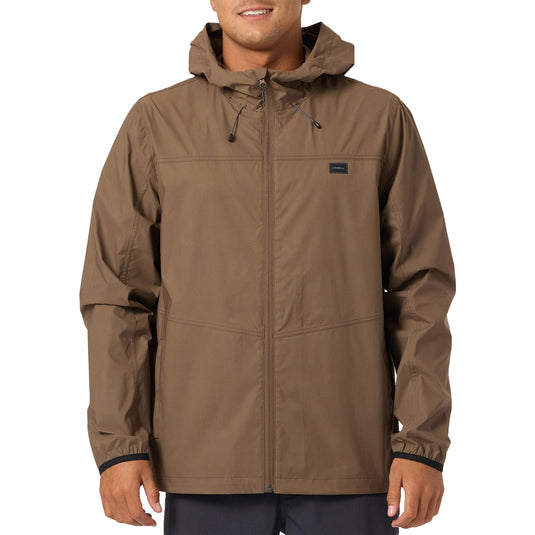 O'Neill TRVLR Stretch Windbreaker Hooded Zip-Up Jacket 3