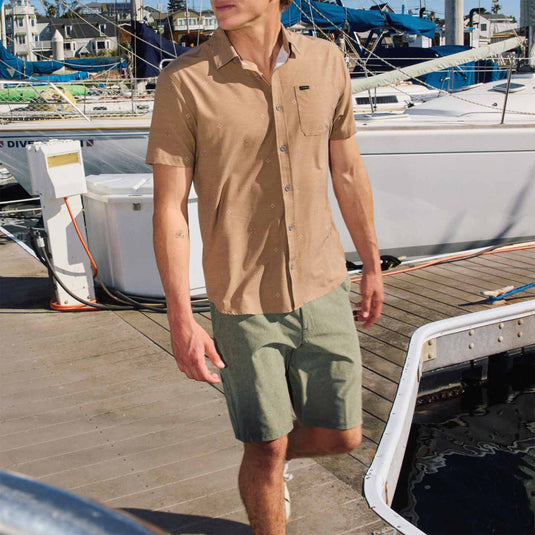 O'Neill TRVLR UPF Traverse Short Sleeve Button-Up Shirt 7