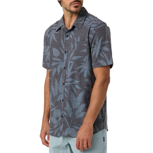 O'Neill UPF Slub Short Sleeve Button-Up Shirt 5