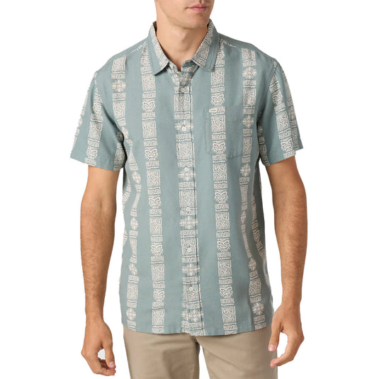 O'Neill OG Eco Print Standard Short Sleeve Button-Up Shirt