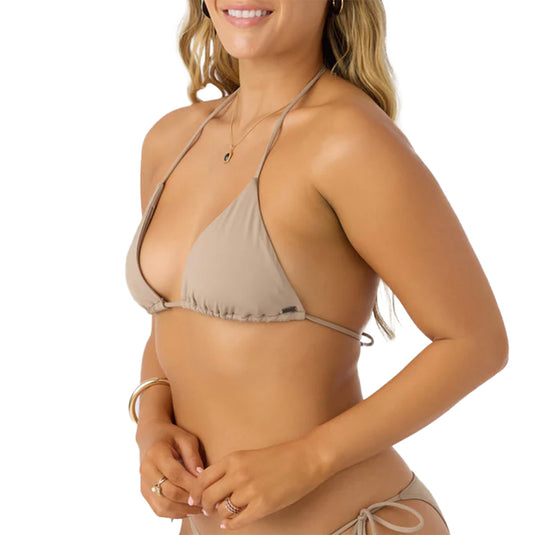 O'Neill Women's Saltwater Solids Venice Triangle Bikini Top
