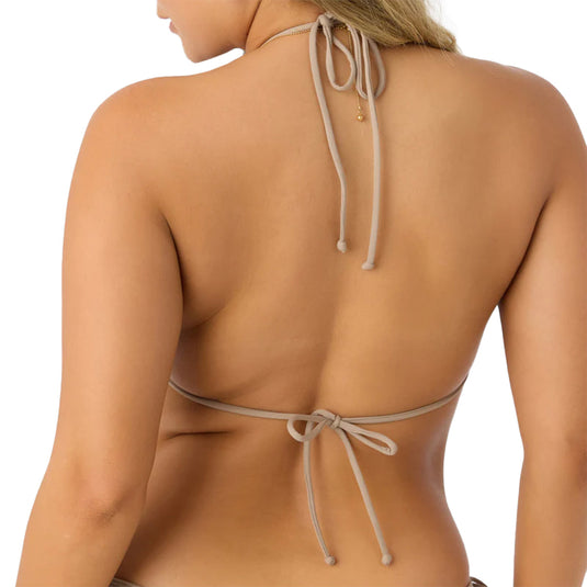 O'Neill Women's Saltwater Solids Venice Triangle Bikini Top