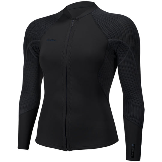 O'Neill Women's Hyperfreak 1.5mm Front-Zip Jacket