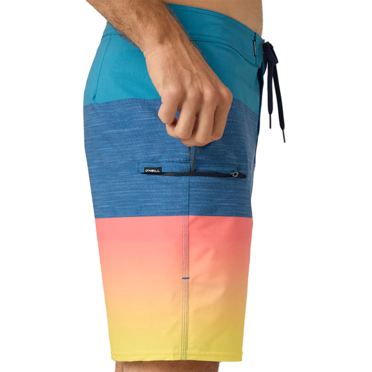 O'Neill Hyperfreak Heat Block 19" Boardshorts - Stormy