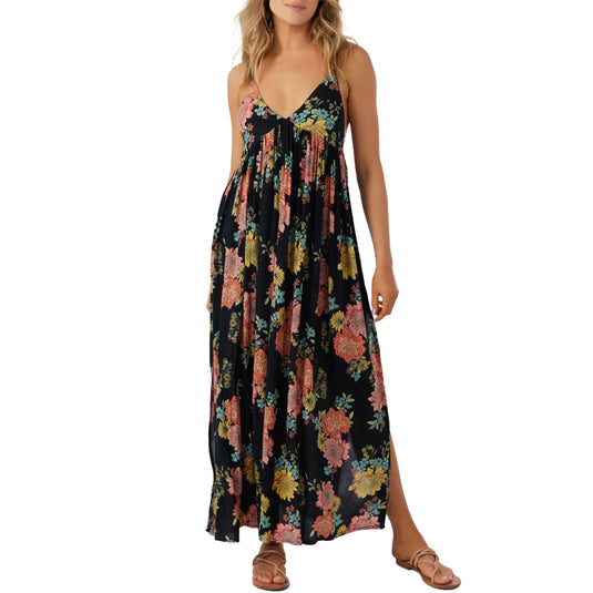 O'Neill Women's Saltwater Essentials Kali Floral Mel Cover-Up Maxi Dress