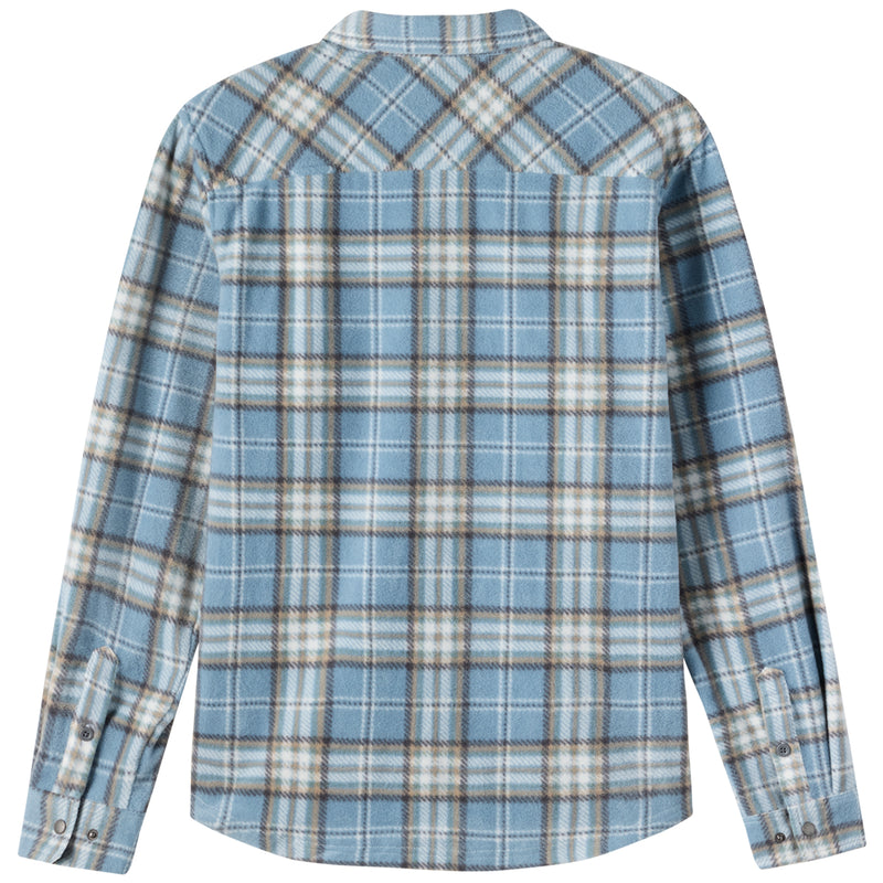 Load image into Gallery viewer, O'Neill Glacier Plaid Superfleece Long Sleeve Button-Up Flannel Shirt 2
