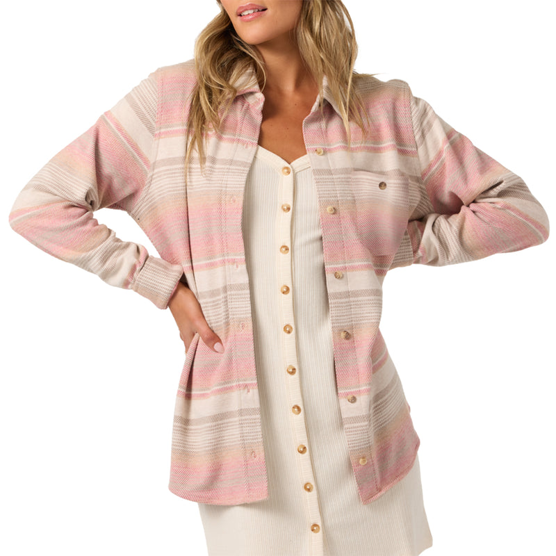 Load image into Gallery viewer, O&#39;Neill Women&#39;s Jorgina Long Sleeve Button-Up Flannel Shirt
