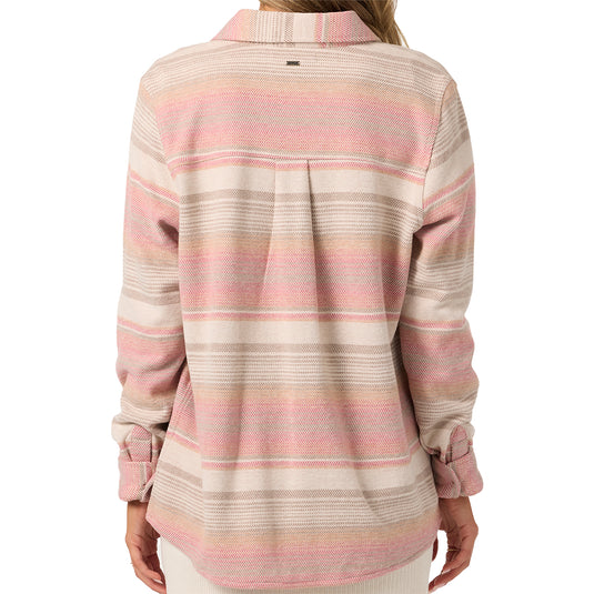 O'Neill Women's Jorgina Long Sleeve Button-Up Flannel Shirt