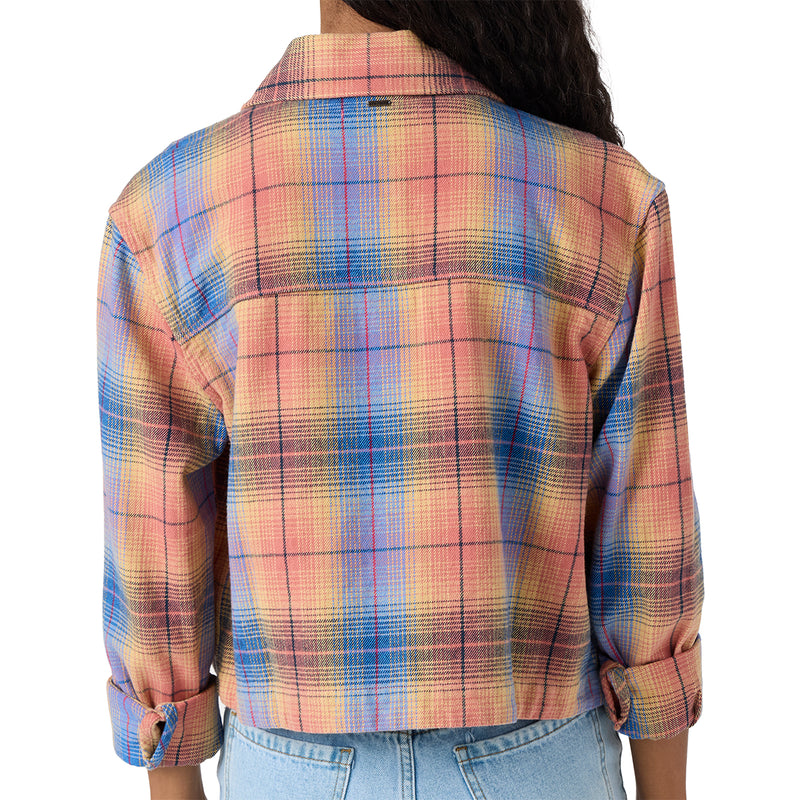 Load image into Gallery viewer, O'Neill Women's Roy Long Sleeve Button-Up Flannel Shirt 3
