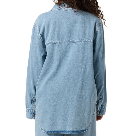 O'Neill Women's Sevie Denim Shacket Jacket