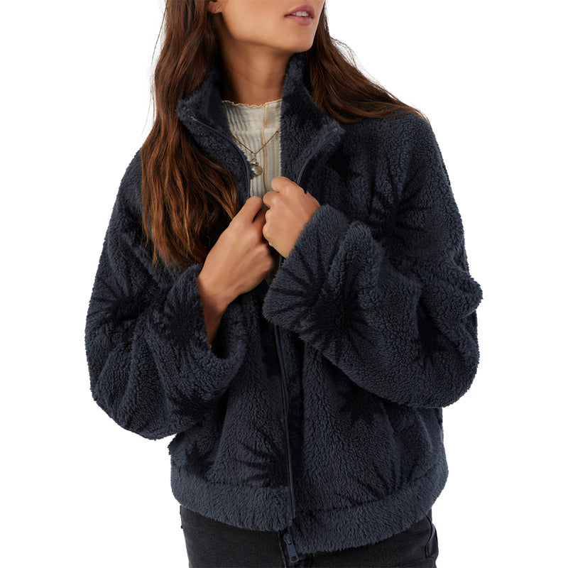 Load image into Gallery viewer, O&#39;Neill Women&#39;s Rori High Pile Fleece Cropped Zip Jacket
