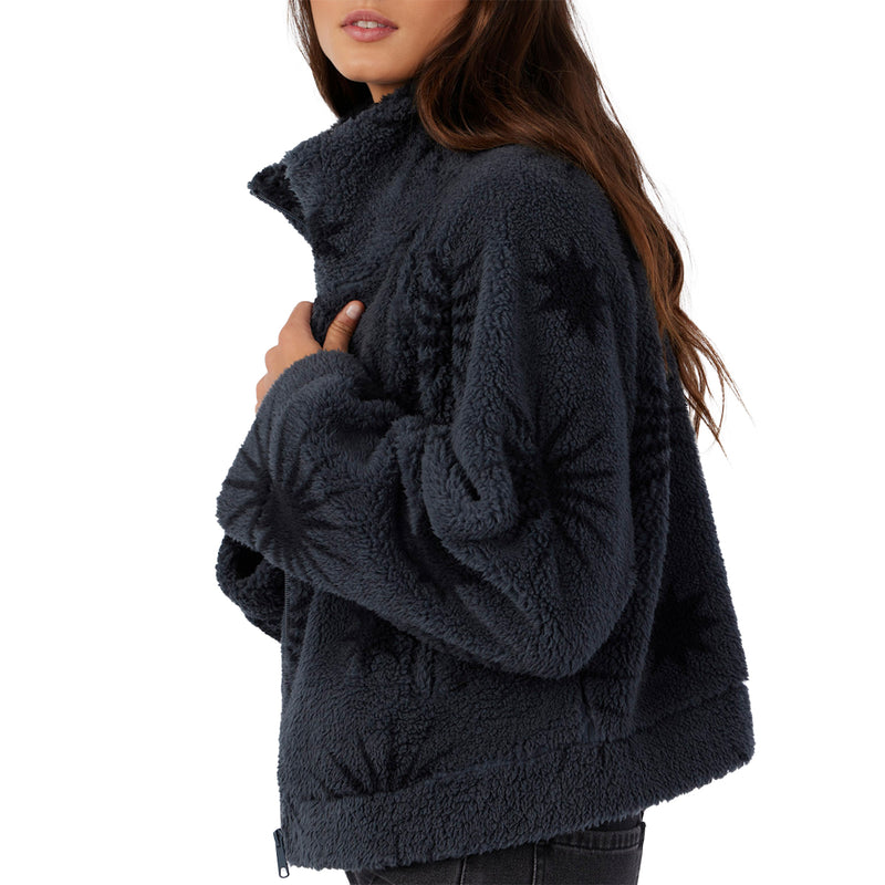 Load image into Gallery viewer, O&#39;Neill Women&#39;s Rori High Pile Fleece Cropped Zip Jacket
