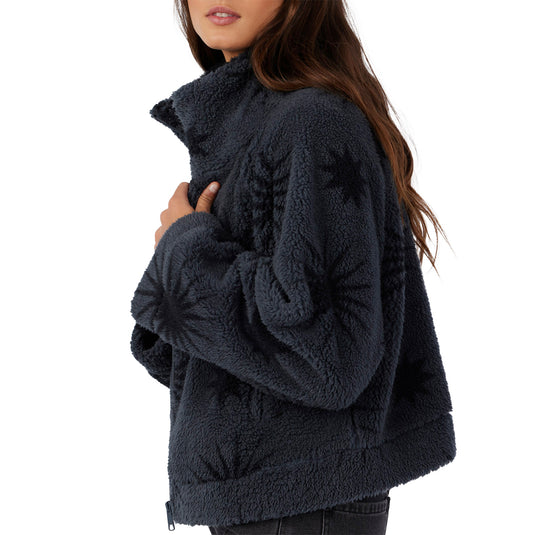 O'Neill Women's Rori High Pile Fleece Cropped Zip Jacket