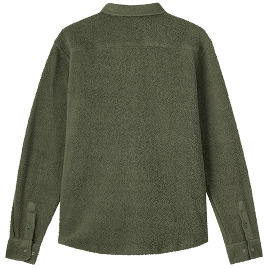 O'Neill Glacier High Pile Long Sleeve Button-Up Overshirt