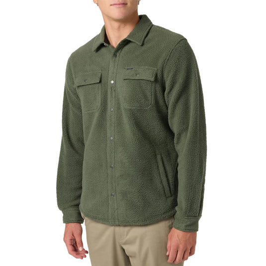 O'Neill Glacier High Pile Long Sleeve Button-Up Overshirt