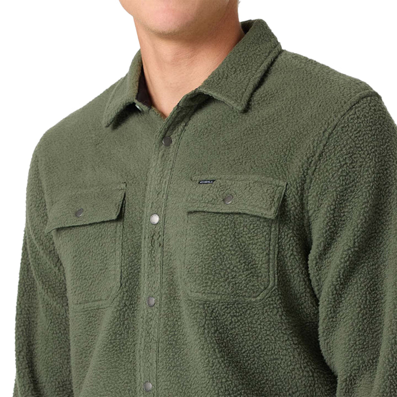 Load image into Gallery viewer, O&#39;Neill Glacier High Pile Long Sleeve Button-Up Overshirt
