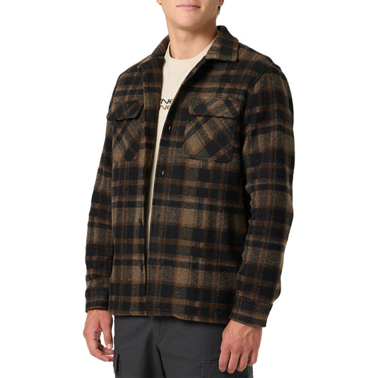 O'Neill OG Lux Long Sleeve Button-Up Overshirt
