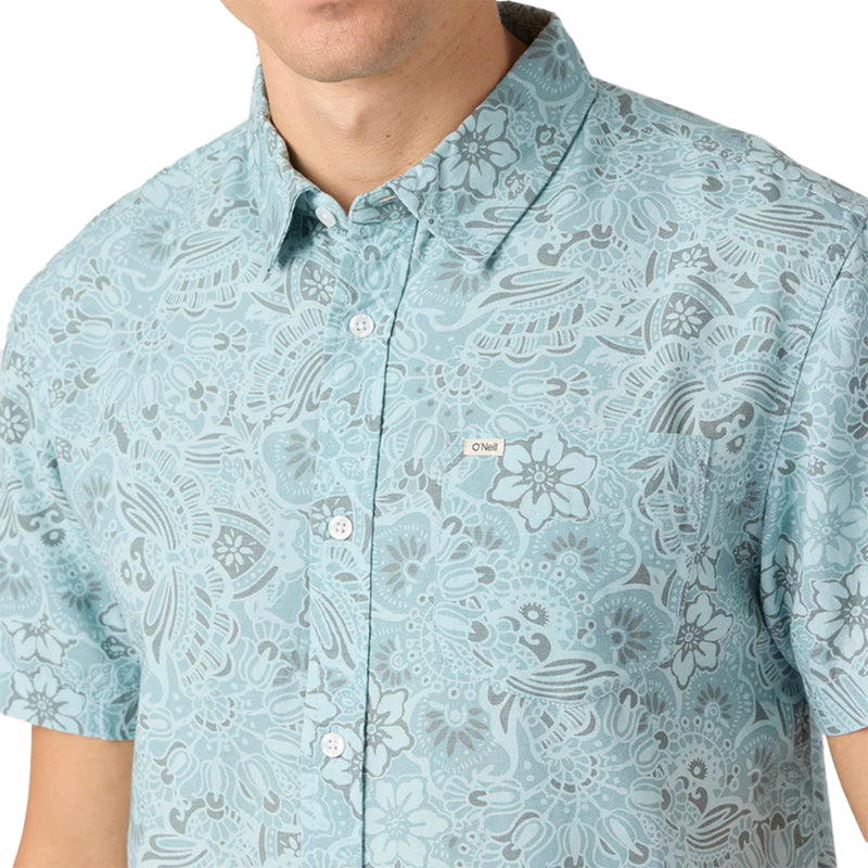 Load image into Gallery viewer, O'Neill OG Eco Print Standard Short Sleeve Button-Up Shirt
