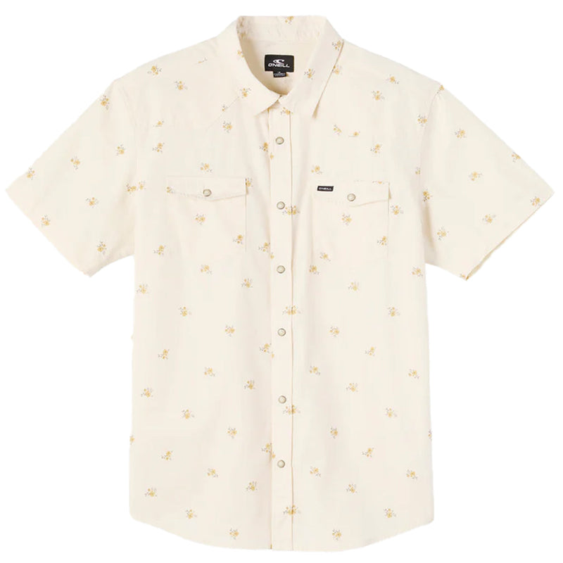 Load image into Gallery viewer, O'Neill Bar DO'riginals Short Sleeve Button-Up Snap Standard Shirt - Cream 1
