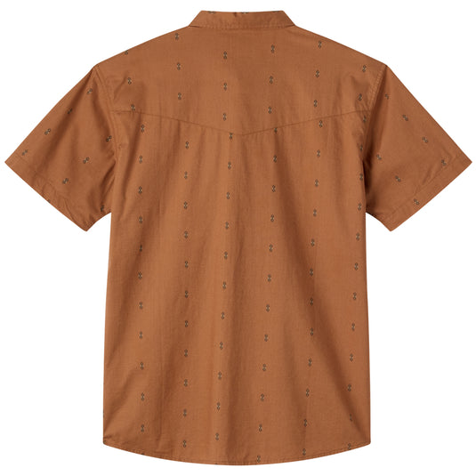 O'Neill Bar Dog Short Sleeve Button-Up Snap Standard Shirt