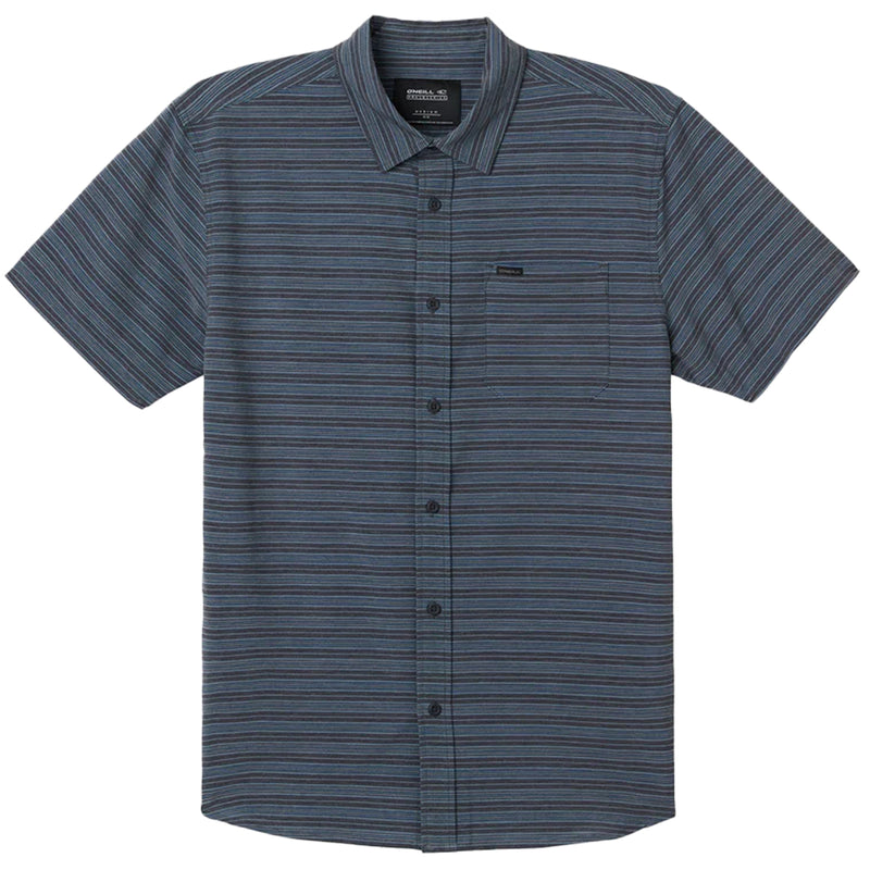 Load image into Gallery viewer, O'Neill TRVLR UPF Traverse Stripe Standard Short Sleeve Button-Up Shirt
