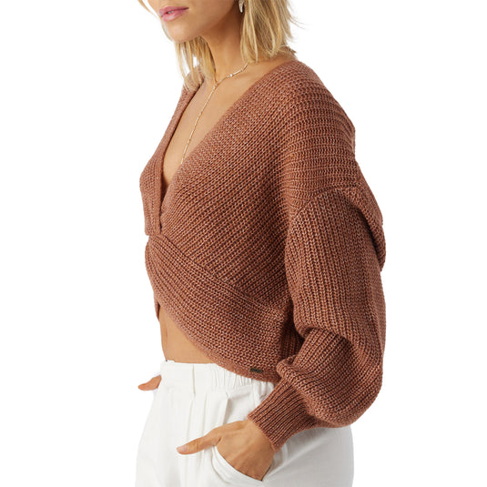 O'Neill Women's Hillside Twist Front Revo Sweater