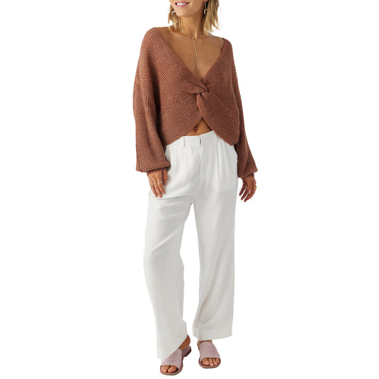 O'Neill Women's Hillside Twist Front Revo Sweater
