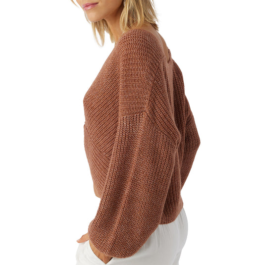 O'Neill Women's Hillside Twist Front Revo Sweater