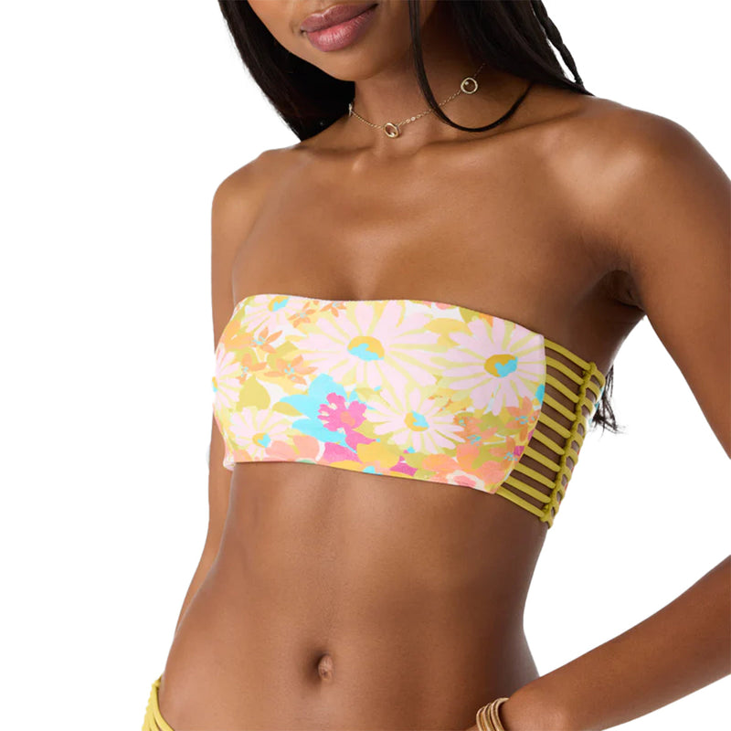 Load image into Gallery viewer, O'Neill Women's Brasilia Floral Bells Bikini Top 1
