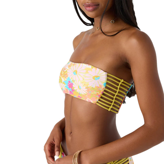O'Neill Women's Brasilia Floral Bells Bikini Top 2