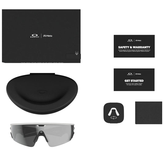 Oakley Meta Vanguard Sunglasses - White/Prizm Black