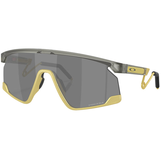 Oakley BXTR Metal Alloy Collection Sunglasses - Matte Grey Ink Vintage Gold/Prizm Black