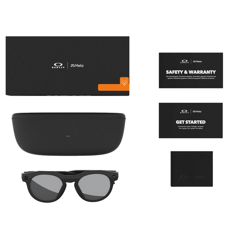 Load image into Gallery viewer, Oakley Meta HSTN Polarized Sunglasses - Black/Prizm Black
