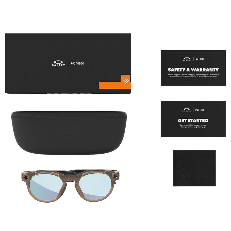 Load image into Gallery viewer, Oakley Meta HSTN Polarized Sunglasses - Brown Smoke/Prizm Deep Water
