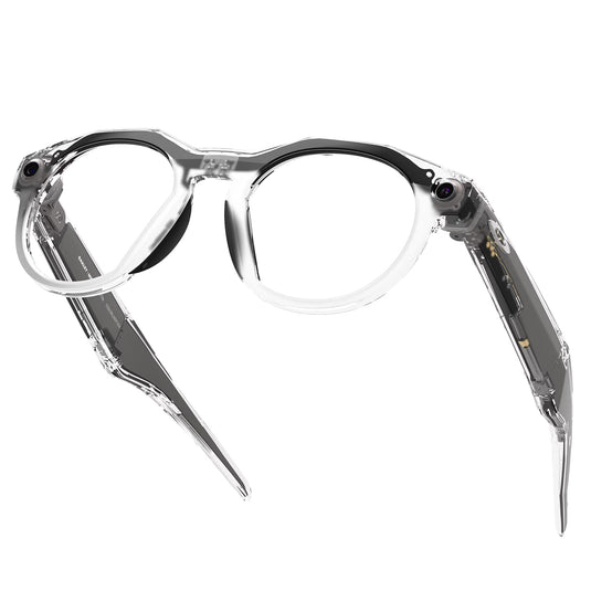 Oakley Meta HSTN Transition Sunglasses - Clear/Transitions Grey